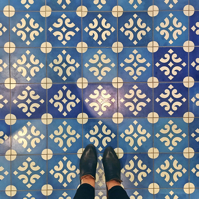 one brave step (and I have this thing with floors)